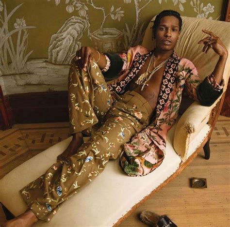 asap rocky gucci poncho|asap rocky makeup.